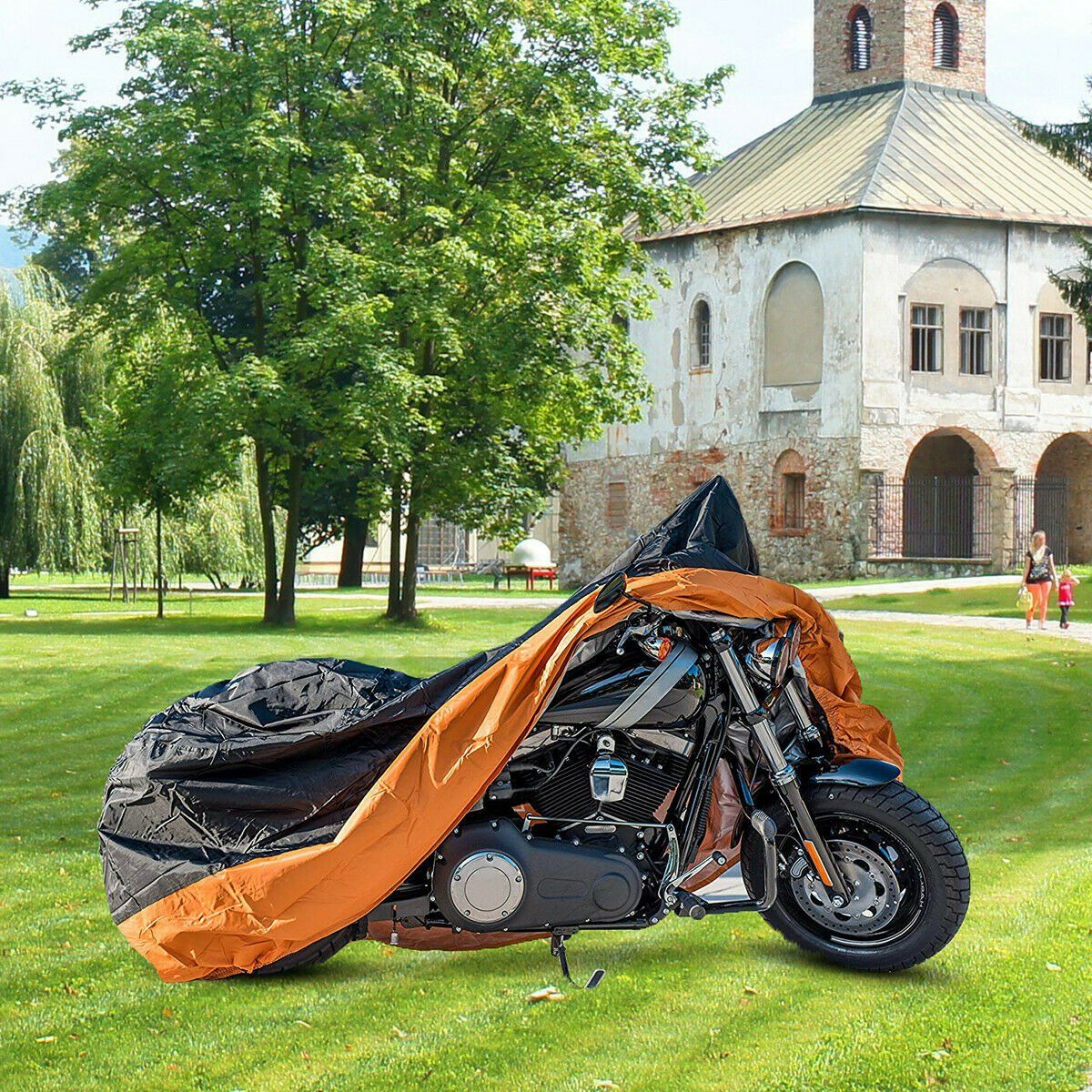 1pc M L XL XXL XXXL XXXXL Motorcycle Cover Waterproof Large Bike Outdoor Rain Dust Protector UV Proof