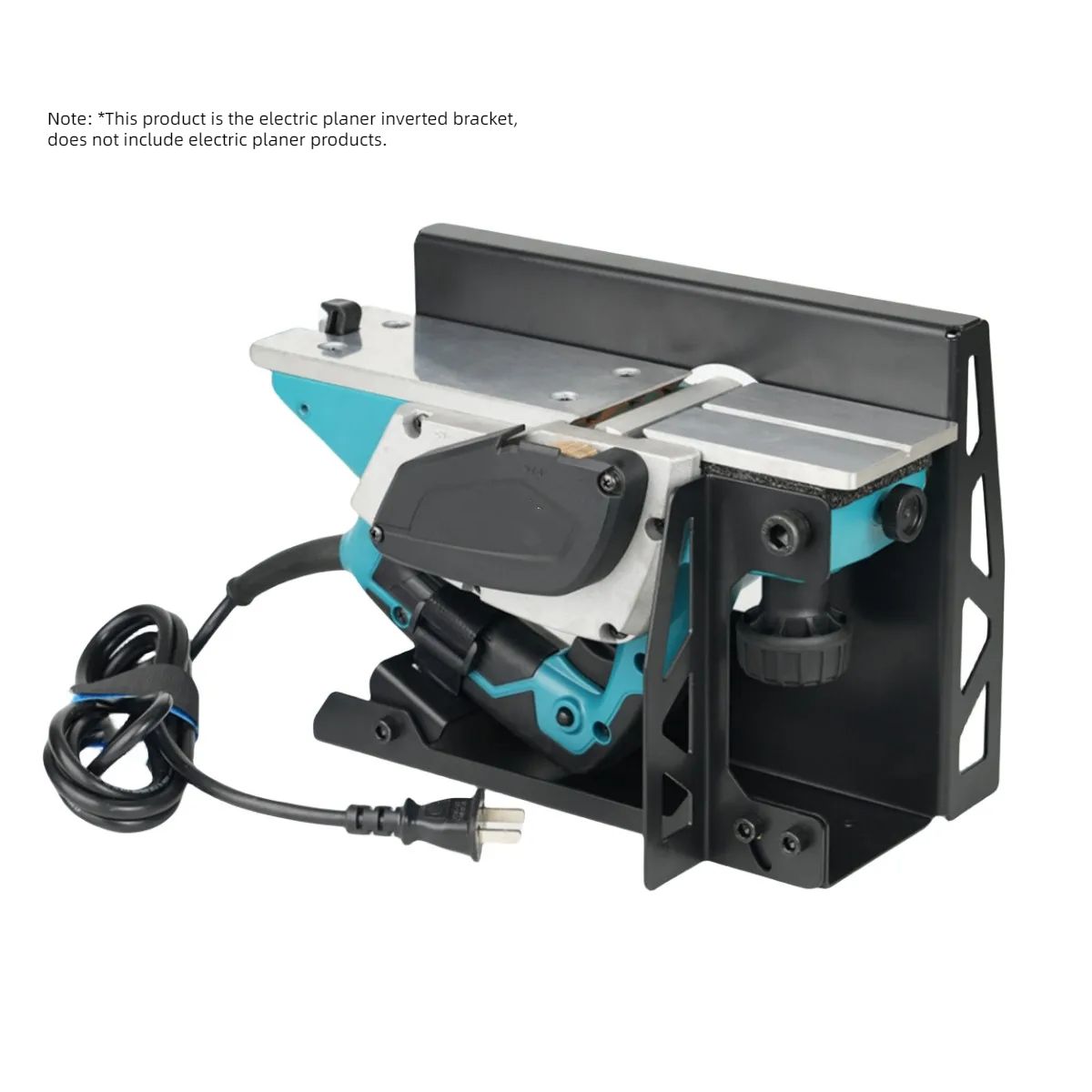 1pc Flip Planer Stand- Electric Planer Inverted Bracket, Woodworking Planing Support Practical Household Flip Mount Tool Steel- Rack