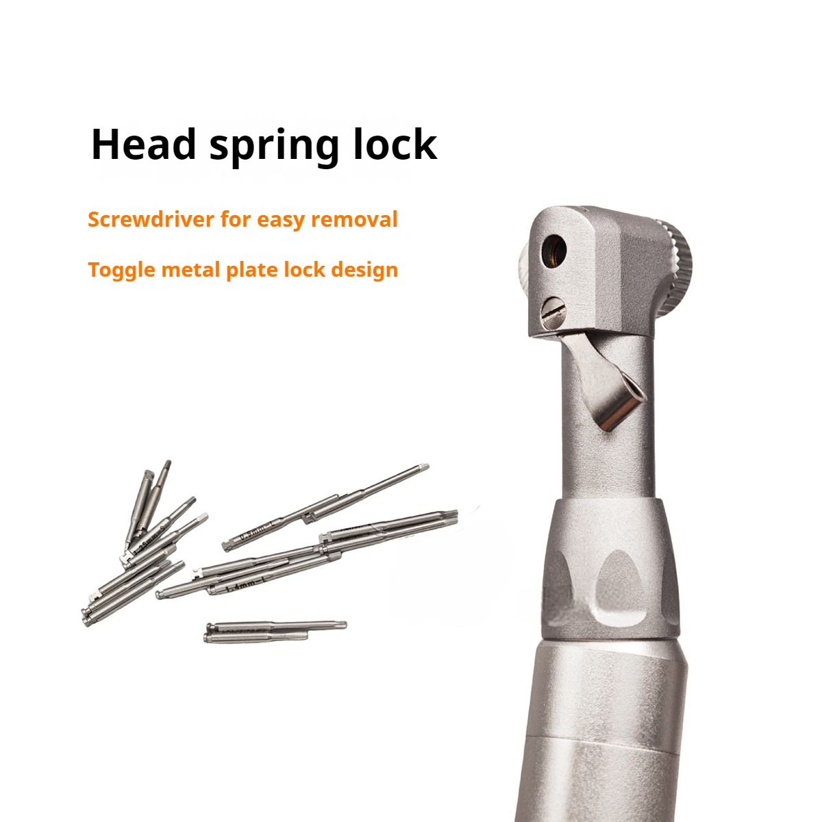16pcs Dental Implan Ttool Adjustable Universal Implant Torque Wrench 5N-35N Drivers 2.35mm Latch Type Bits Contra Angle