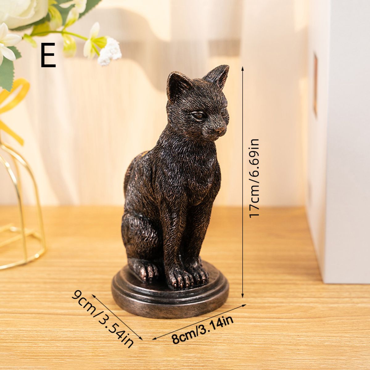 Retro Gothic Animal Candle Holder Black Bat Wolf Leopard Crow Cat Halloween Fun Atmosphere Home Decoration Accessories