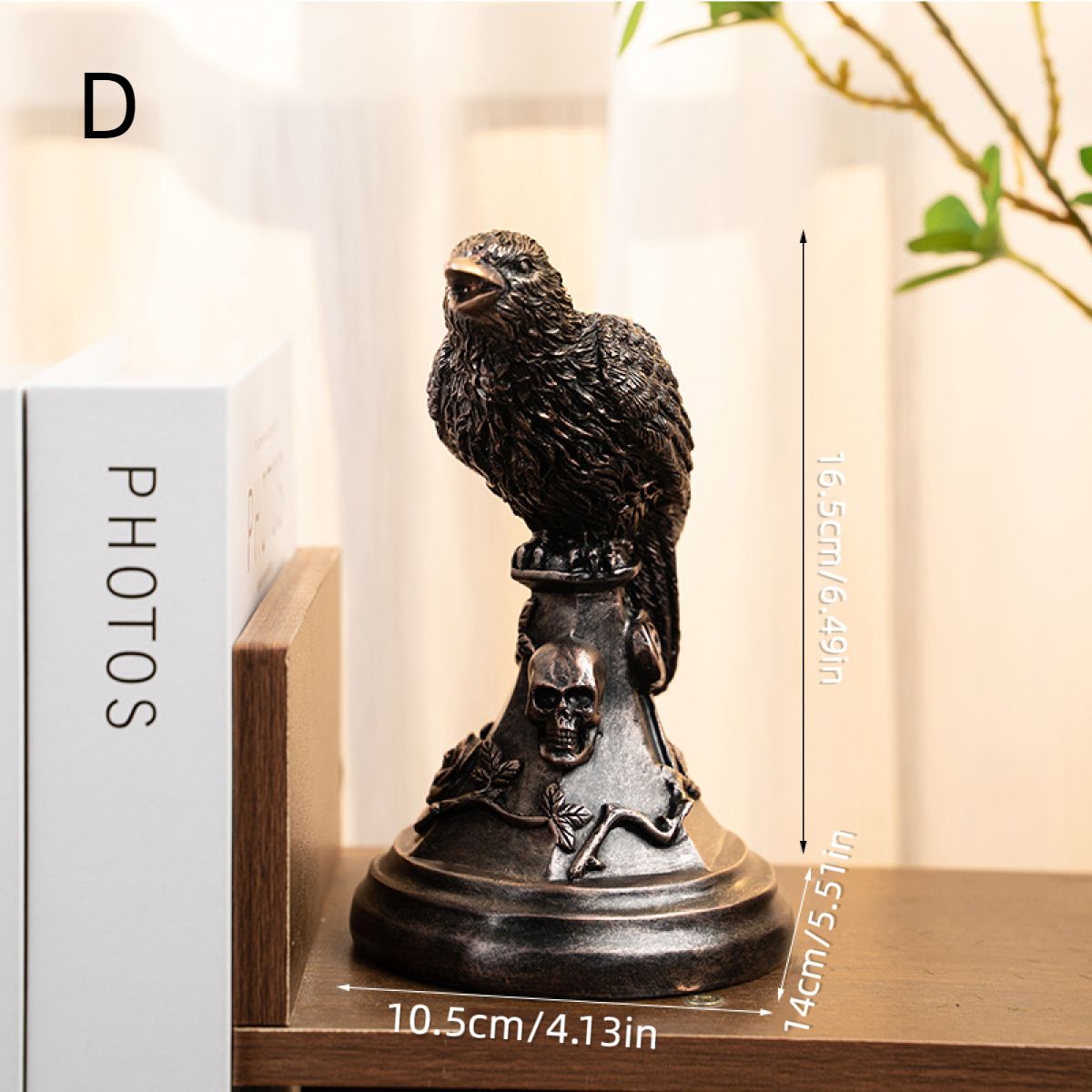 Retro Gothic Animal Candle Holder Black Bat Wolf Leopard Crow Cat Halloween Fun Atmosphere Home Decoration Accessories