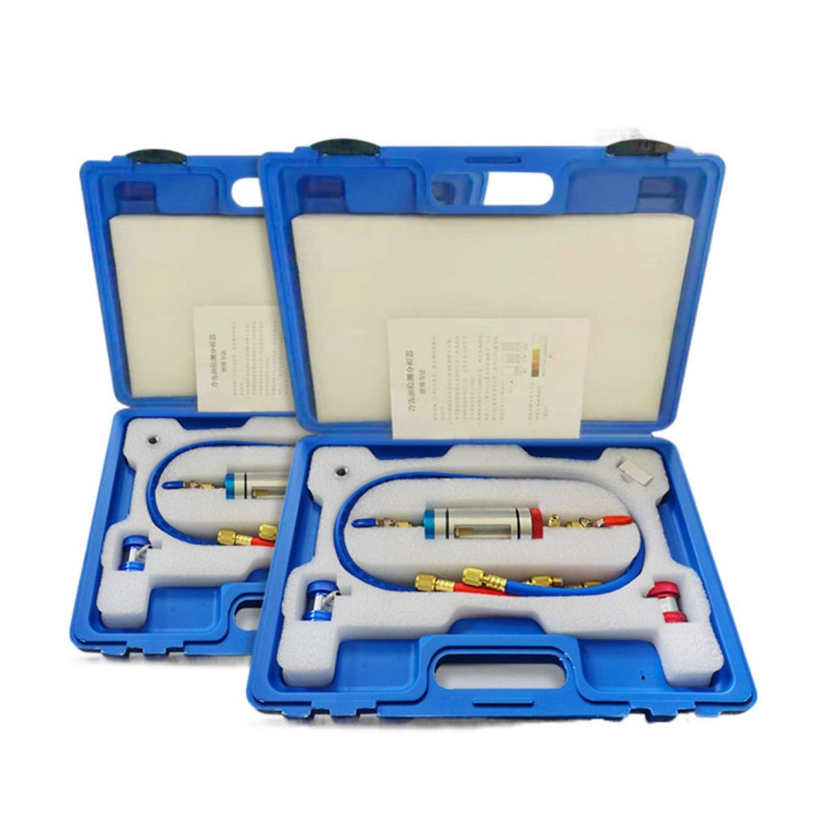 1pc Car A/C Refrigerant Filler Refrigerant Oil Regulator Automotive Air Conditioning Refrigerant Oil Analyzer