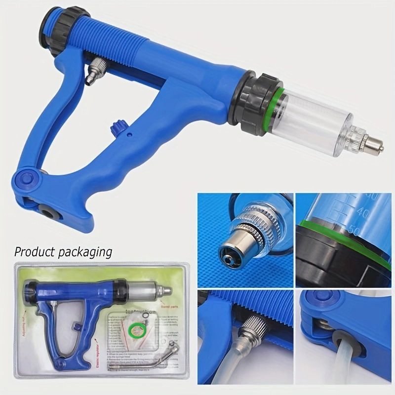 10/20/30/50ML Animal Veterinary Feeding Gun Continuous Drench Infusion Device Pig/cattle/sheep/chicken Vaccine Injection
