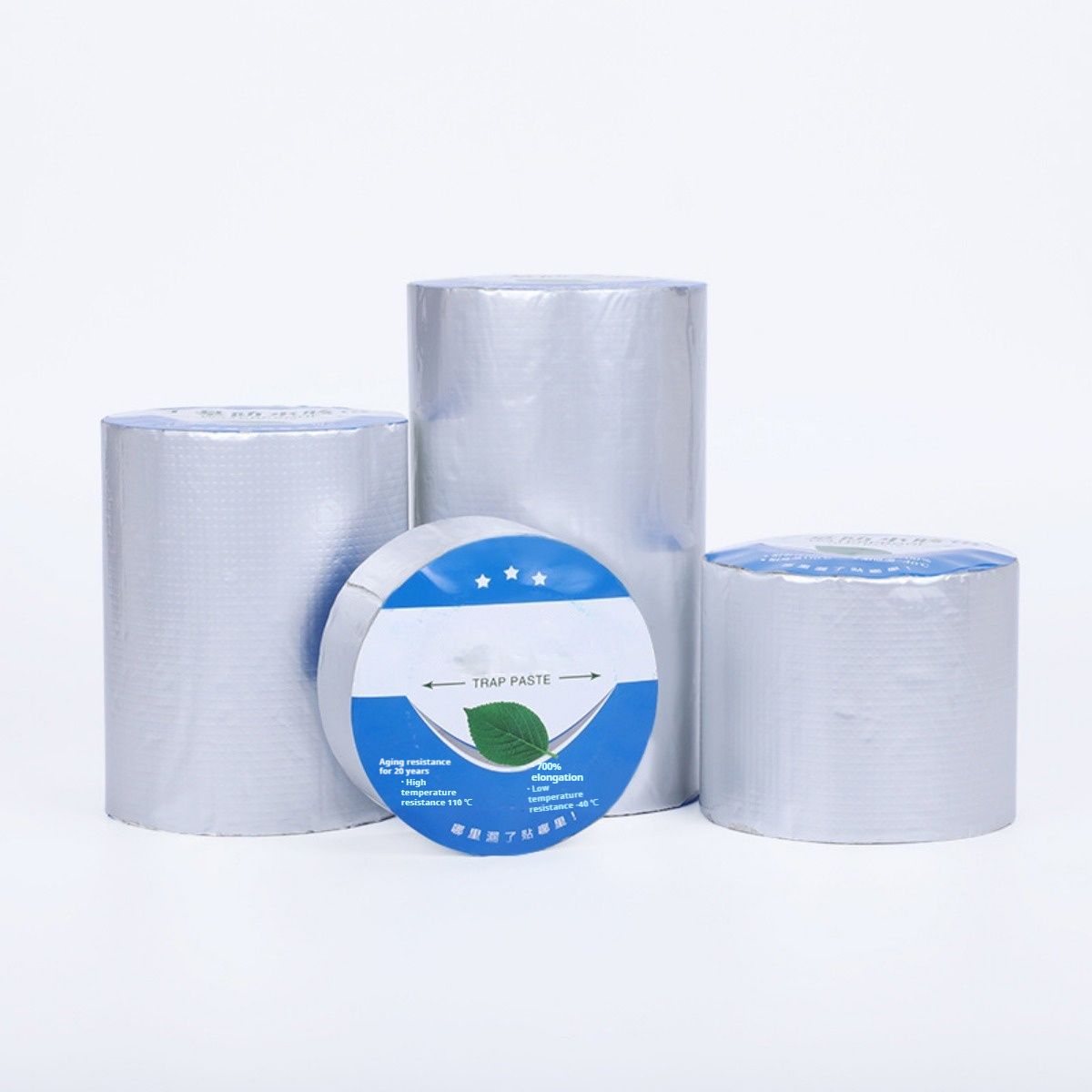 1pc 10cm X 5m/15cm X 5m/5cm X 3m/5cm X 5m Roof Crack Self-adhesive Waterproof Membrane Color Steel Tile Strong Waterproof Patching Material High Temperature Resistant Tape
