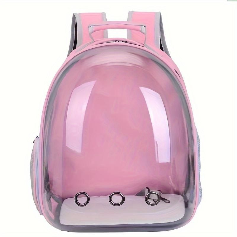 Breathable Transparent Space Capsule Cat Backpack – Durable Acrylic Pet Carrier with Zippered Access