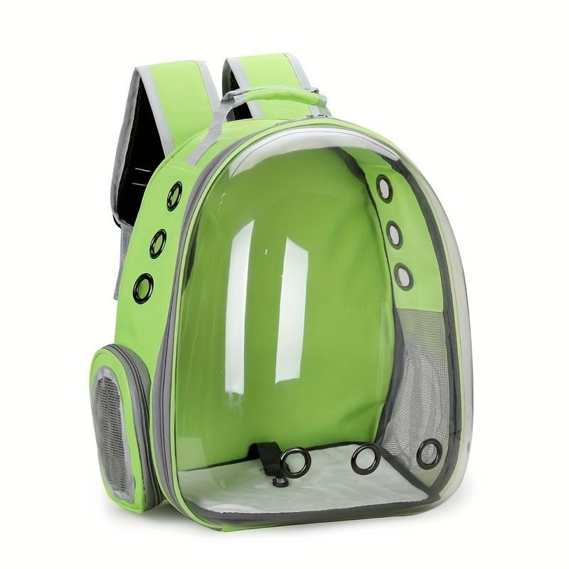 Breathable Transparent Space Capsule Cat Backpack – Durable Acrylic Pet Carrier with Zippered Access