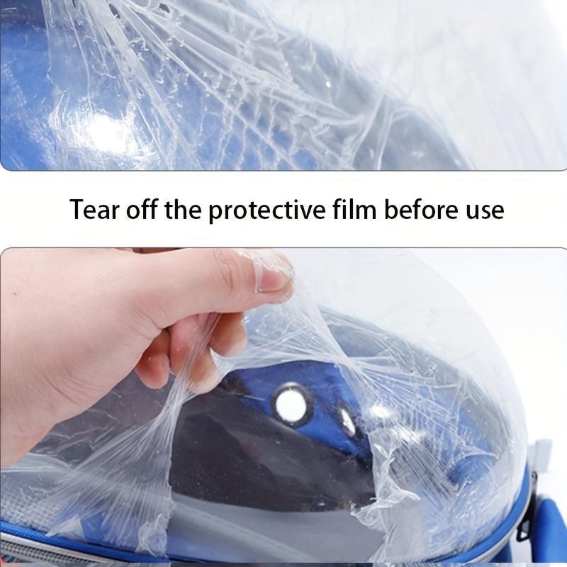 Breathable Transparent Space Capsule Cat Backpack – Durable Acrylic Pet Carrier with Zippered Access