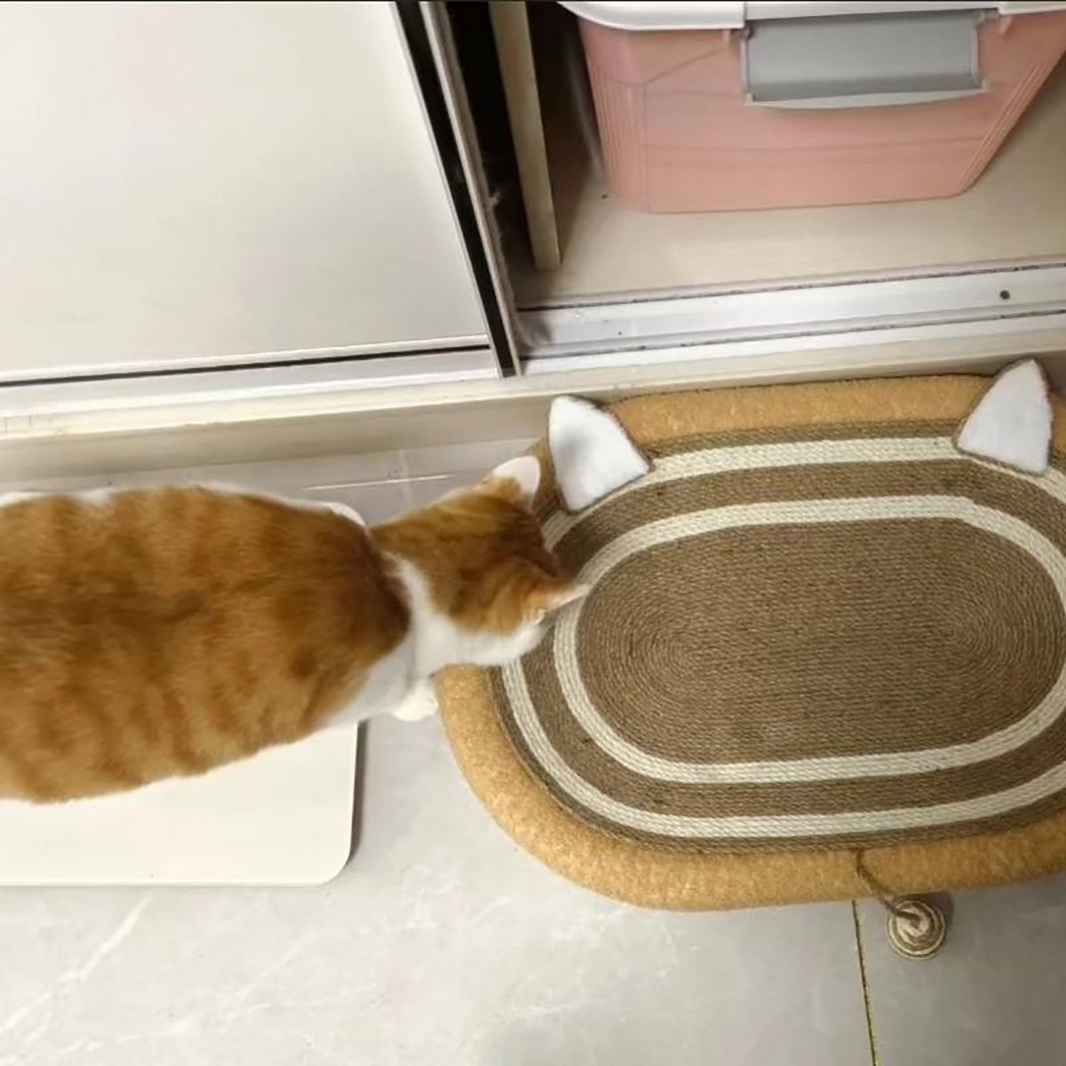 Oval Cat Scratcher Pads 100% Sisal/Cloth Cat Scratching Board Kitten Bed Nest Chew Toy Bite Sharpen Nails Tool Pet Supply