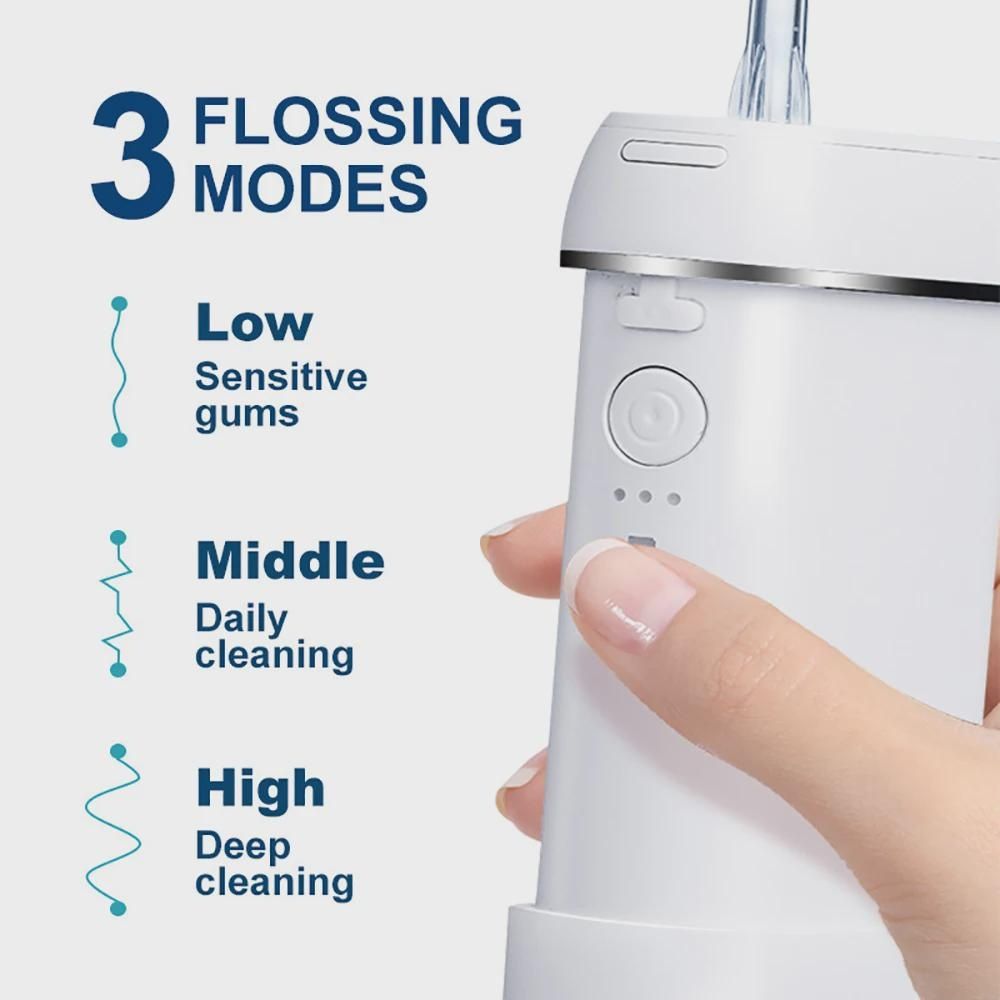 Portable Oral Irrigator Dental Water Jet Water Flosser Pick Toothpicks Floss Mouth Washing Machine Water Thread for Teeth Travel