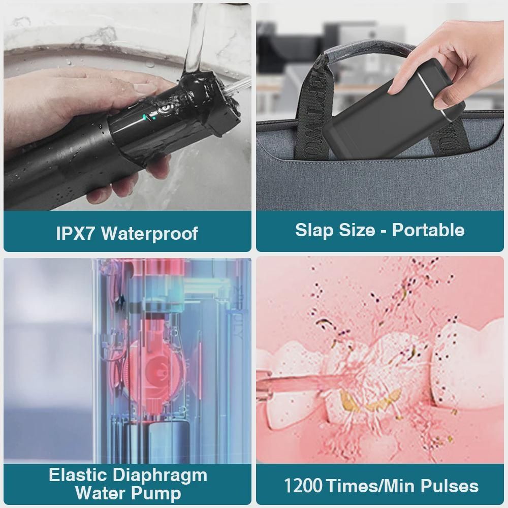 Portable Oral Irrigator Dental Water Jet Water Flosser Pick Toothpicks Floss Mouth Washing Machine Water Thread for Teeth Travel