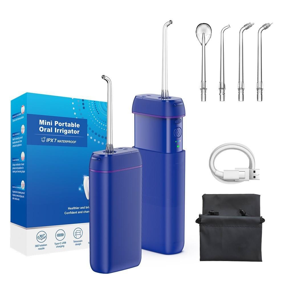 Portable Oral Irrigator Dental Water Jet Water Flosser Pick Toothpicks Floss Mouth Washing Machine Water Thread for Teeth Travel