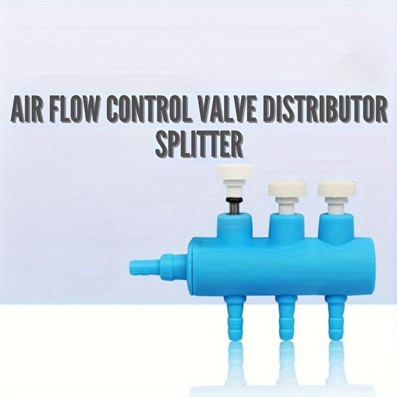 1pc Oxygen Pump, Aquarium Equipment, Fish Tank Oxygen Pump Splitter With Valve, Easy To Adjust, 3/4/6/8 Heads Air Separator, Multi-head Fish Tank Air Separator