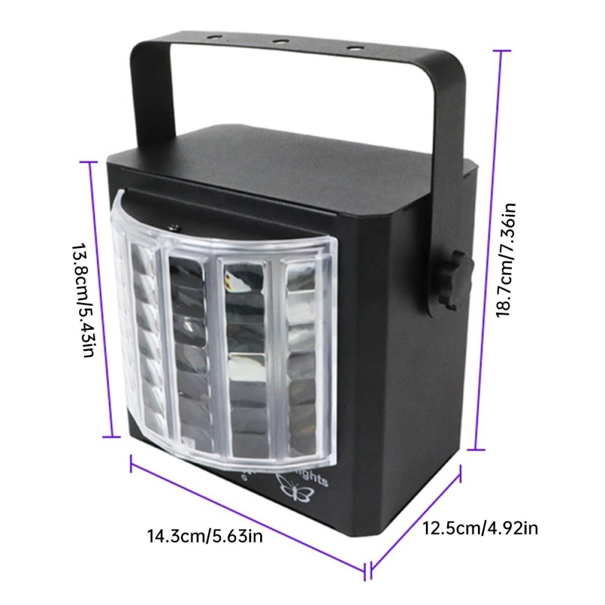 Party Lights DJ Disco Ball Light Pattern Projector Sound Activated Dance Birthday Bar Karaoke Christmas Wedding Decoration