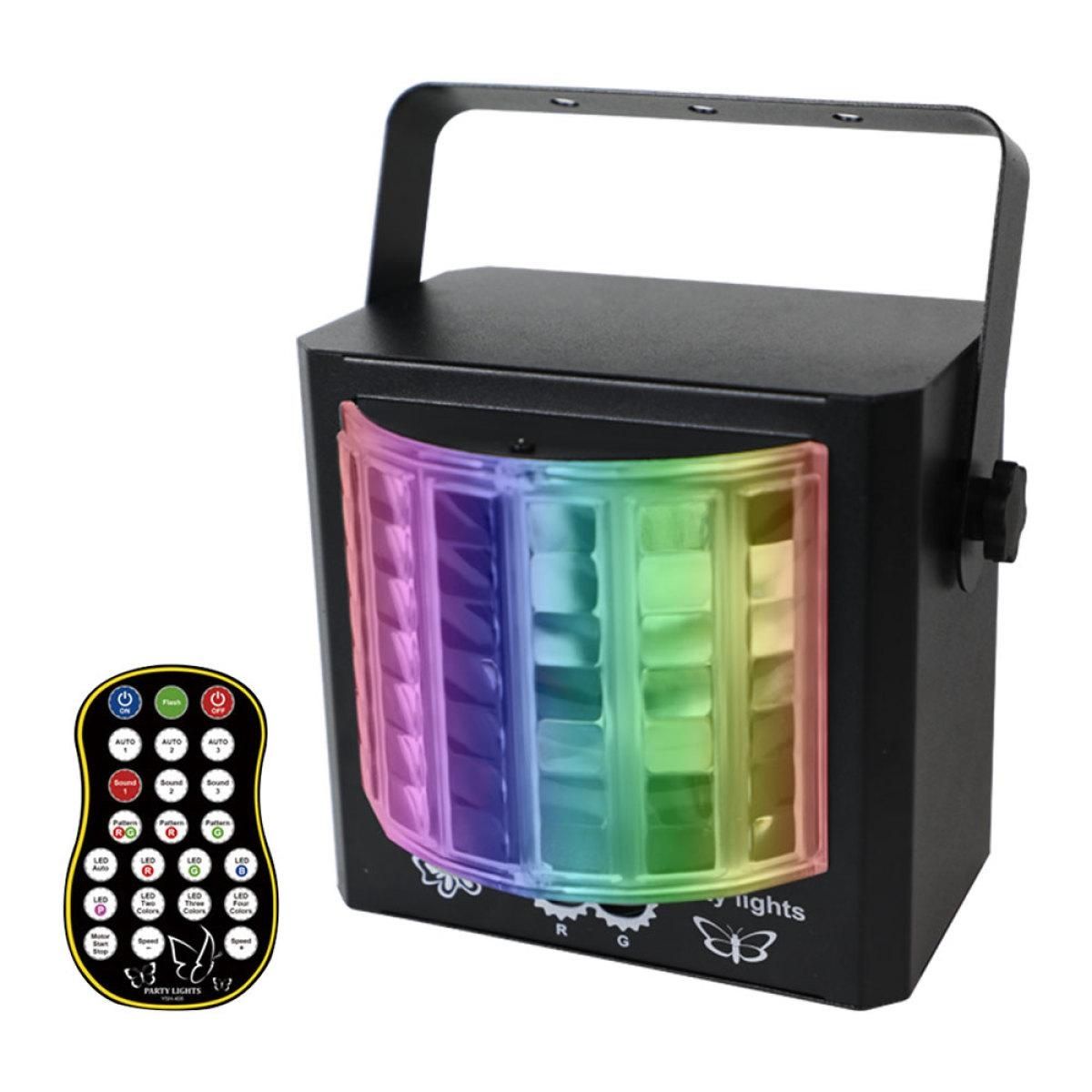 Party Lights DJ Disco Ball Light Pattern Projector Sound Activated Dance Birthday Bar Karaoke Christmas Wedding Decoration