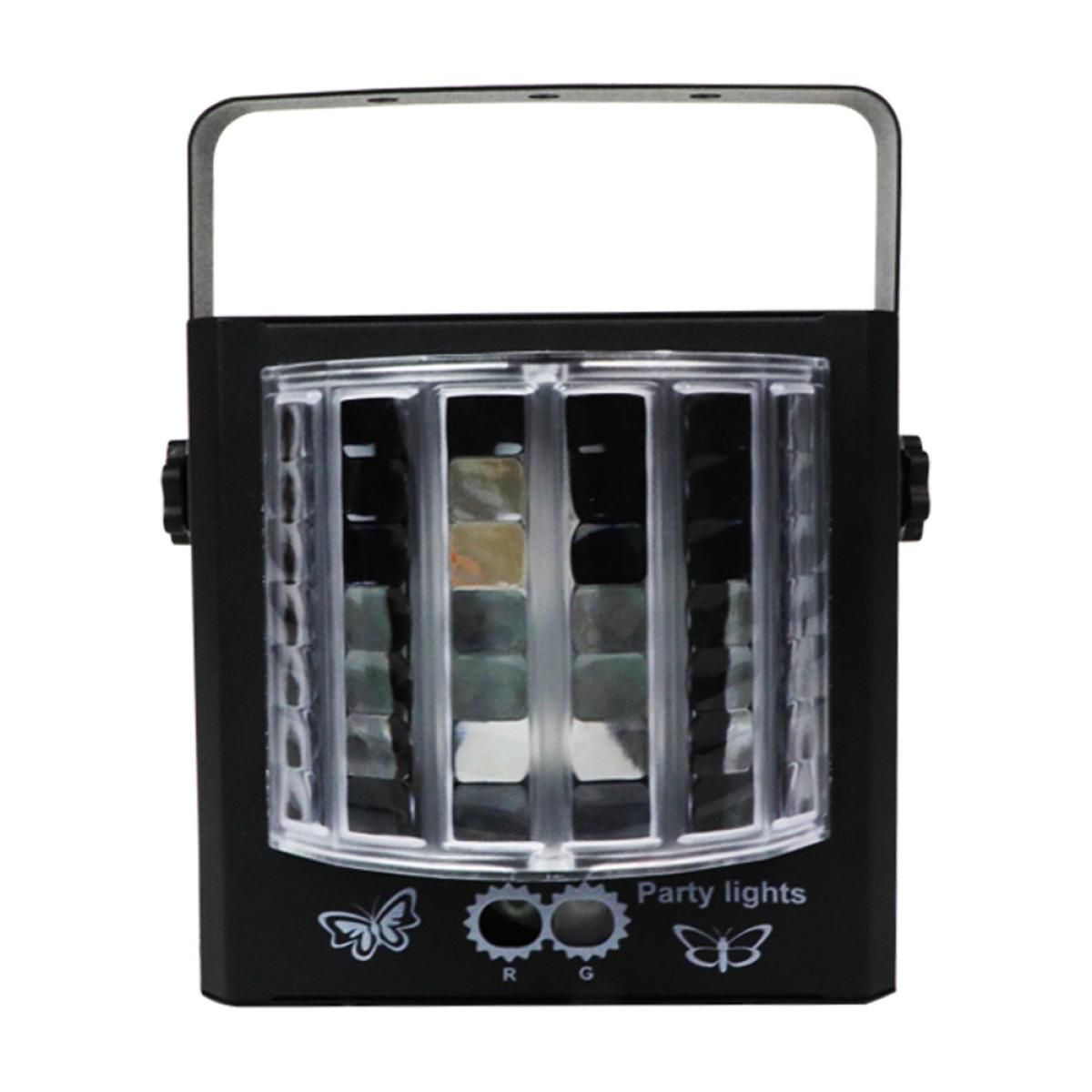 Party Lights DJ Disco Ball Light Pattern Projector Sound Activated Dance Birthday Bar Karaoke Christmas Wedding Decoration