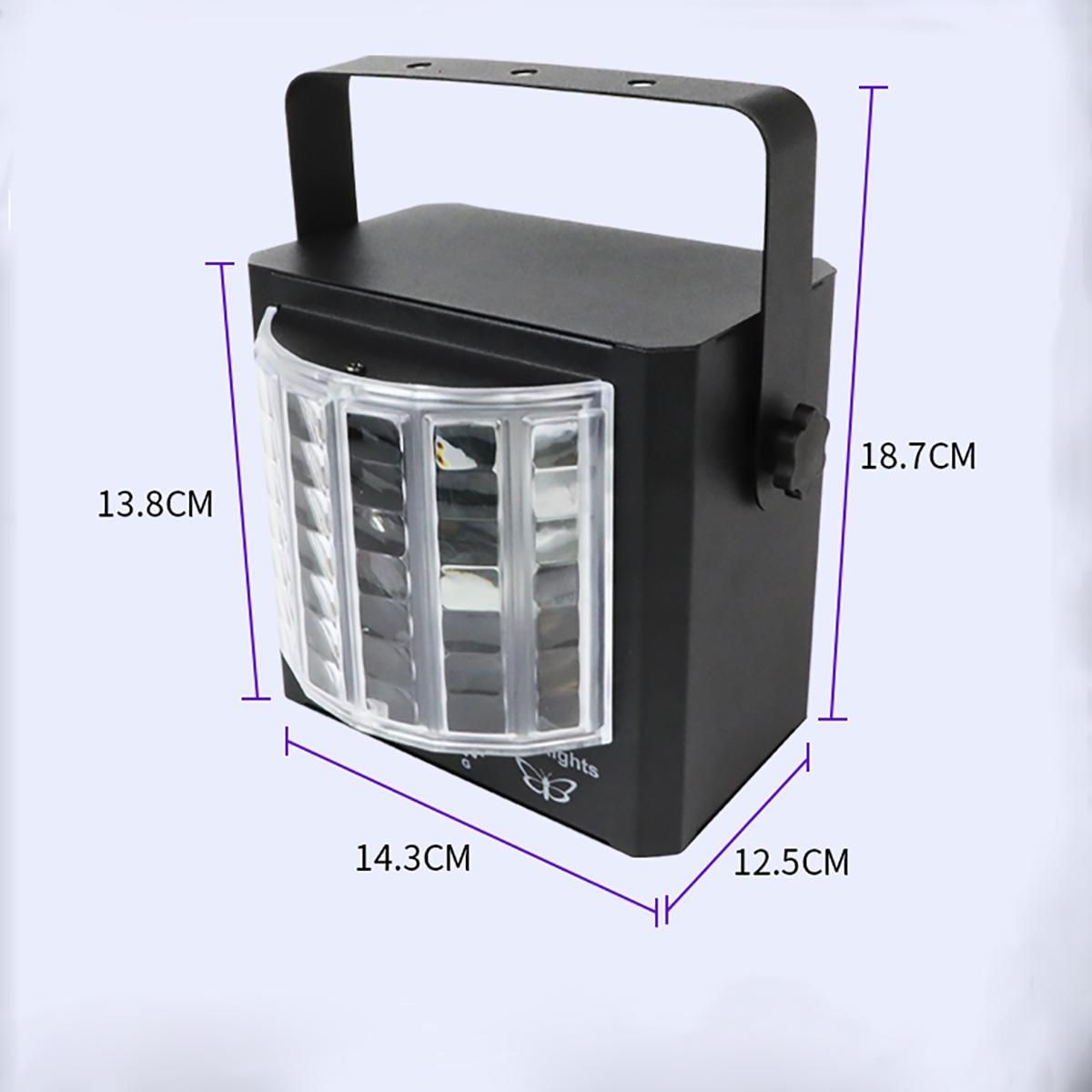 Party Lights DJ Disco Ball Light Pattern Projector Sound Activated Dance Birthday Bar Karaoke Christmas Wedding Decoration