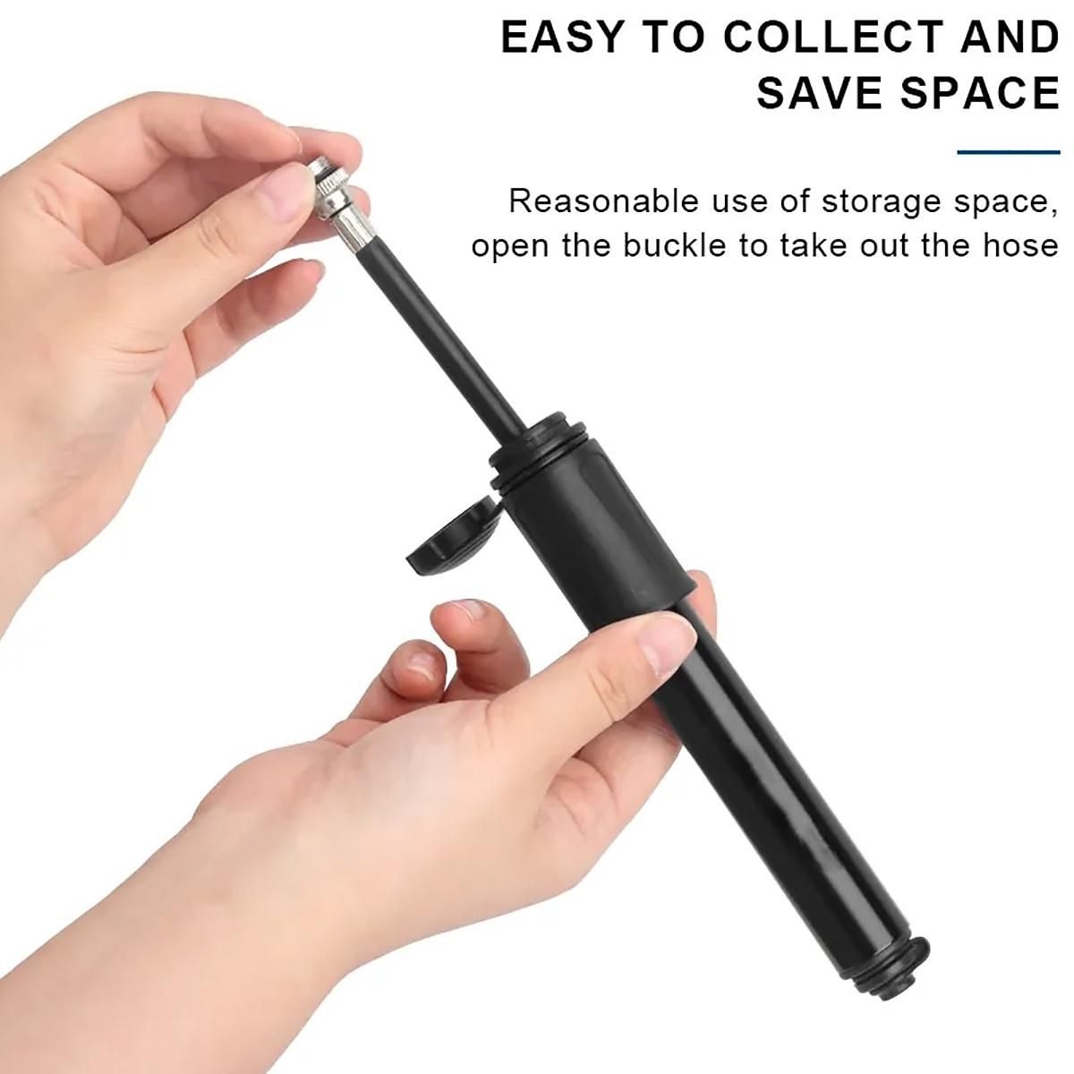 Bike Pump Portable Mini Cycling Hand Air Pump High Pressure Ball MTB Road Bicycle Tire Inflator Schrader Presta Valve