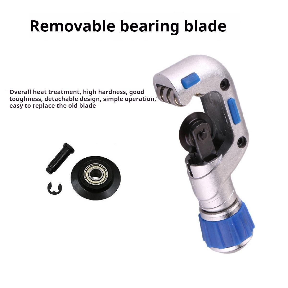 1pc Roller Type Tube Cutter 4-32/5-50 Bearing Pipe Cutter Stainless Steel Tube Shear Hobbing Cutting Blade Refrigeration Tool