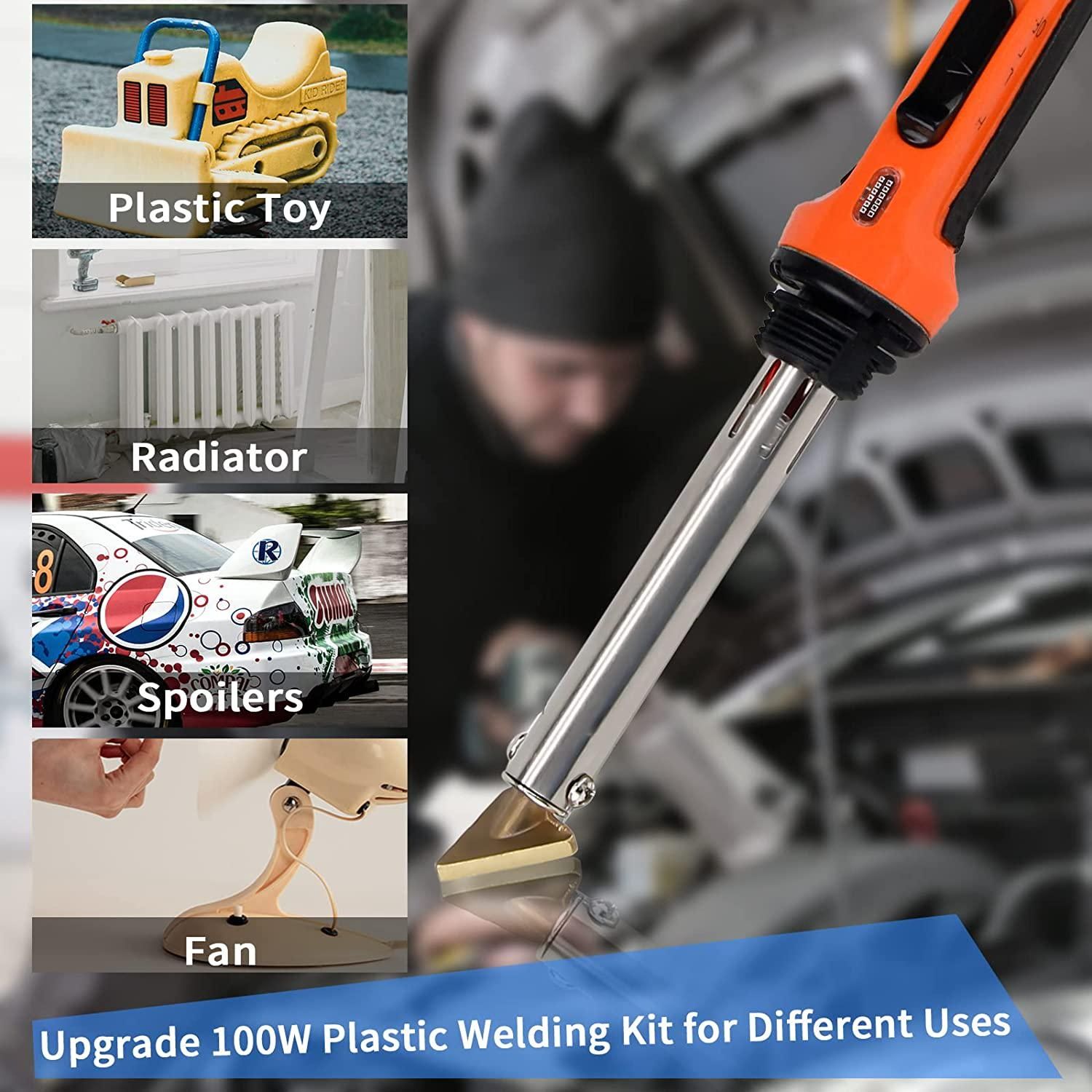 Car Bumper Repair Kit Soldering Iron Plastic Welding Kit Leather Ironing Tool Smoothing Tool Belt PP Stick Plastic Repair 220V