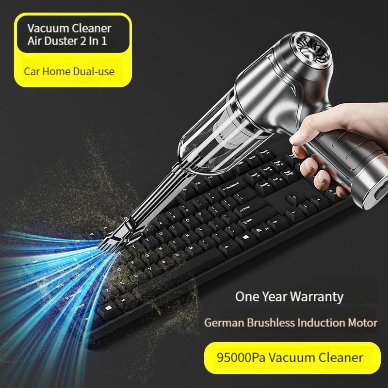 120W Car Wireless Vacuum Cleaner Portable Handheld Blowable Cordless Home Appliance Vacuum Home & Car Dual Use Mini VacuumCleaner