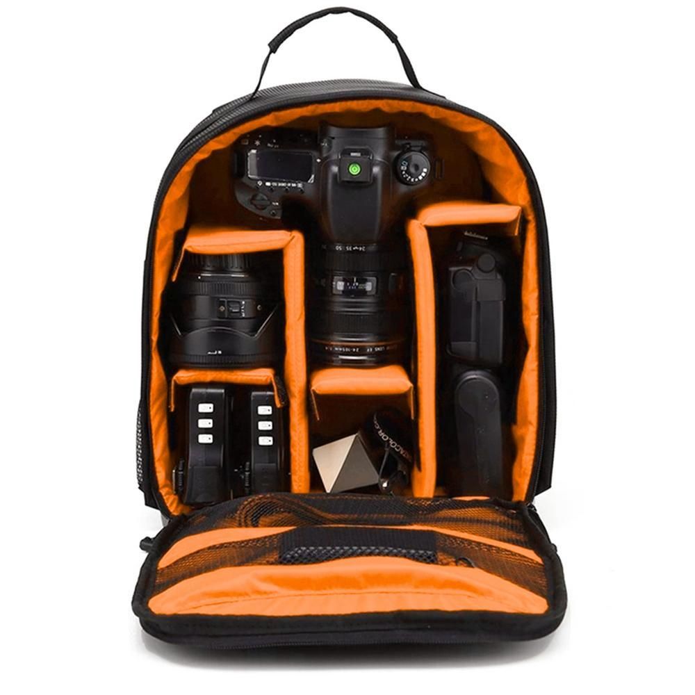 Big Capacity Photography Camera Waterproof Shoulders Backpack Video Tripod DSLR Bag W/ Rain Cover forCanonNikonSonyPentax