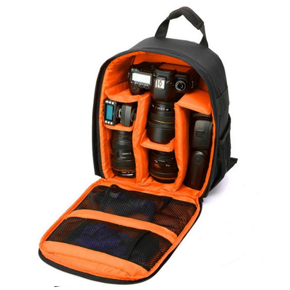 Big Capacity Photography Camera Waterproof Shoulders Backpack Video Tripod DSLR Bag W/ Rain Cover forCanonNikonSonyPentax