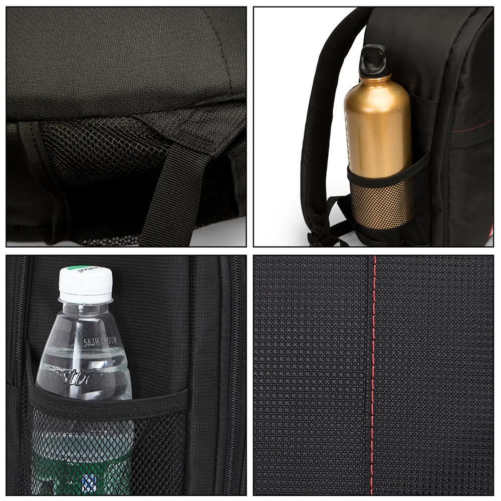 Big Capacity Photography Camera Waterproof Shoulders Backpack Video Tripod DSLR Bag W/ Rain Cover forCanonNikonSonyPentax