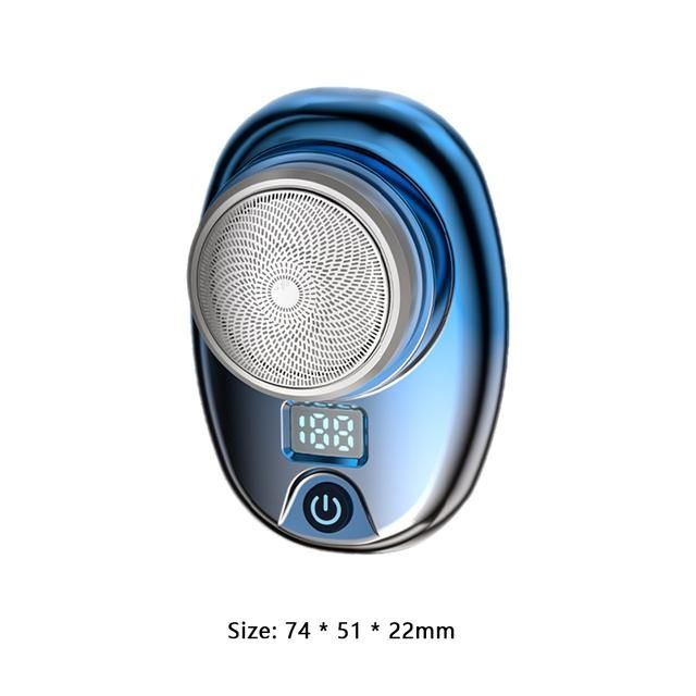 Mini Electric Travel Shaver For Men Pocket Size Washable Rechargeable Portable Painless Cordless Trimmer Knive Face Beard Razor