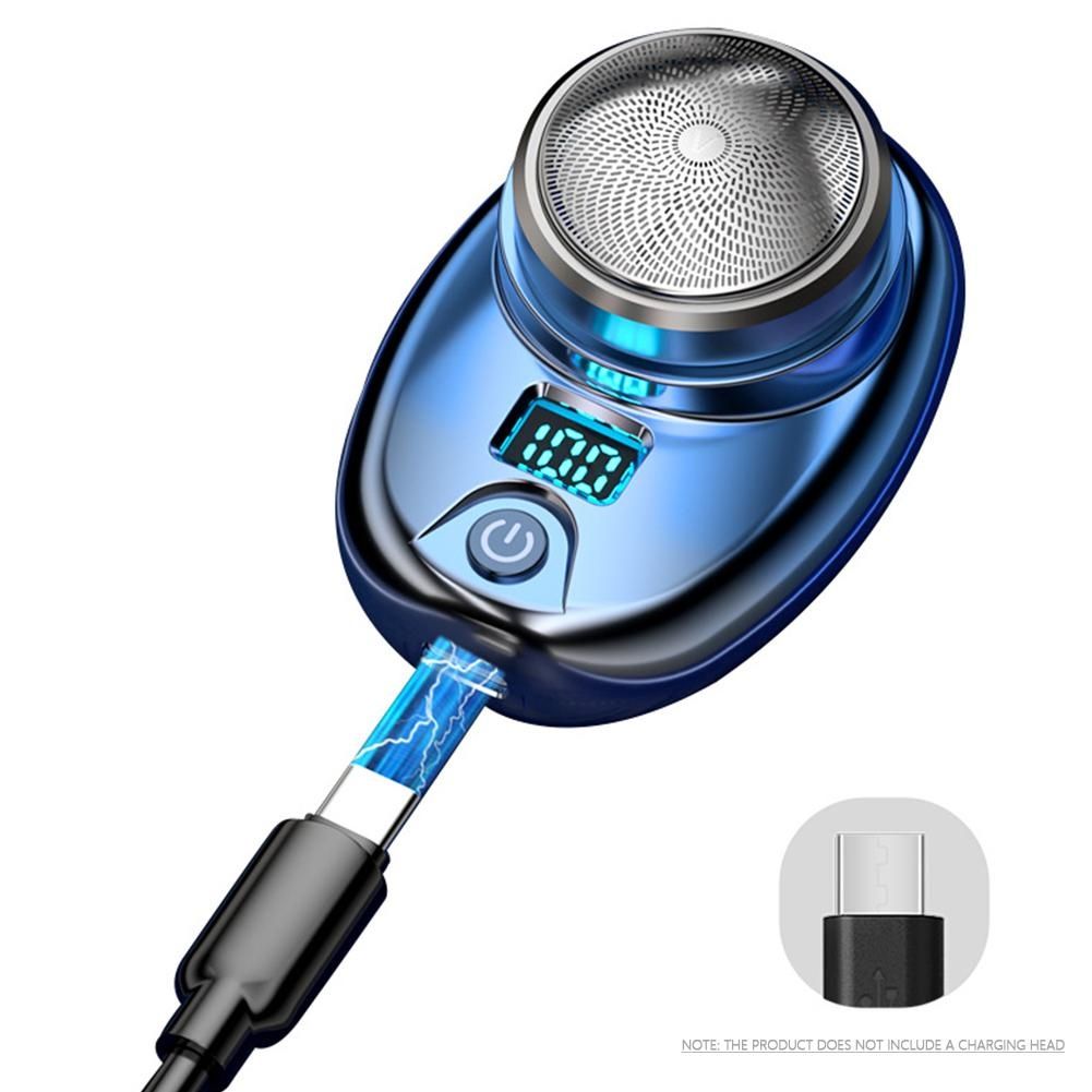 Mini Electric Travel Shaver For Men Pocket Size Washable Rechargeable Portable Painless Cordless Trimmer Knive Face Beard Razor