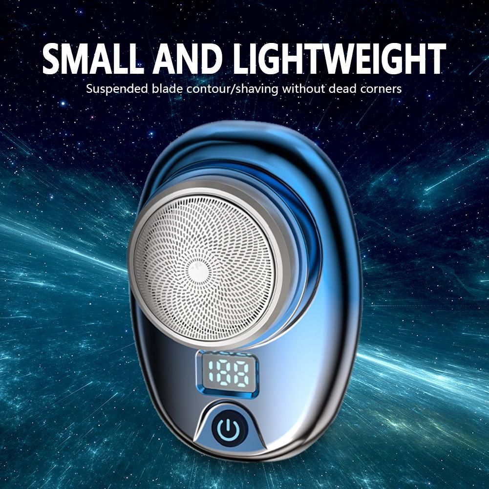 Mini Electric Travel Shaver For Men Pocket Size Washable Rechargeable Portable Painless Cordless Trimmer Knive Face Beard Razor