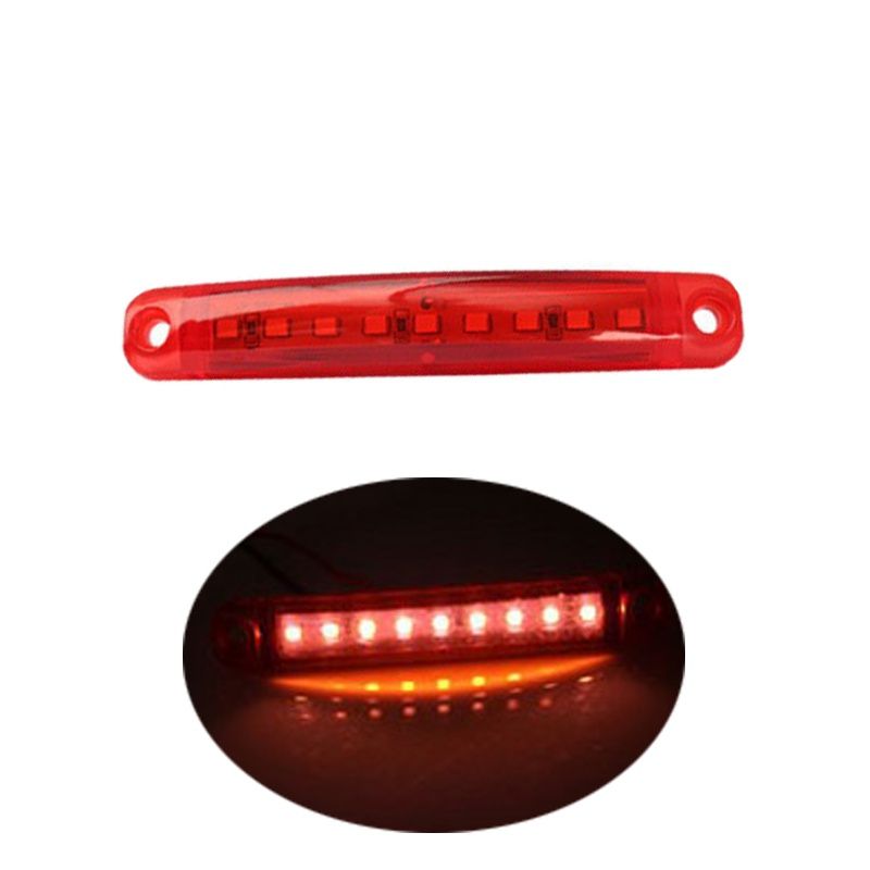 12-24V Truck Side Warning Light 9 LED Muticolor Waterproof Car Width Lamp Trailer Bus Van Signal Marker Bulb