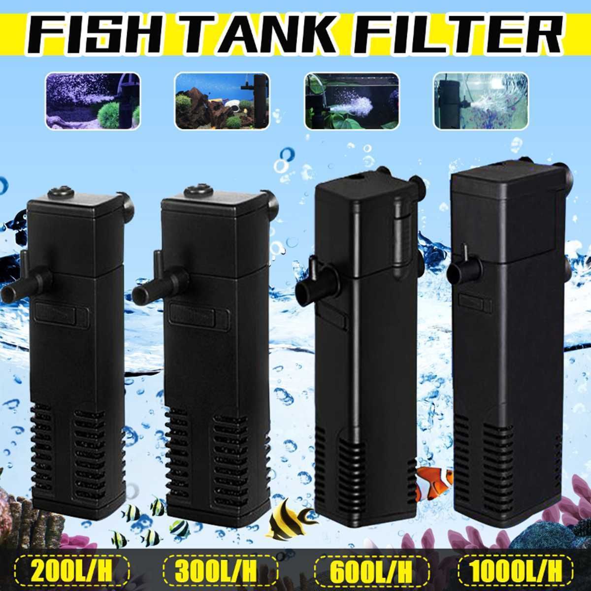 Aquarium Pump Submersible Pump Fish Tank Internal Filter Vacuum Pump Cellar Water Charge 250L 3/4/8/22W 220V-240V