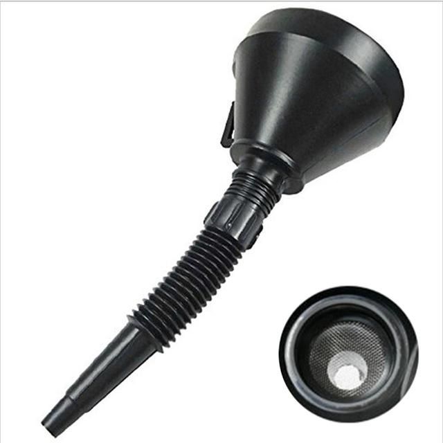 Car Telescopic Refueling Funnel Extension Long Pipe Engine Gasoline Oil Filling Funnels Detachable Hose Funnels Tools