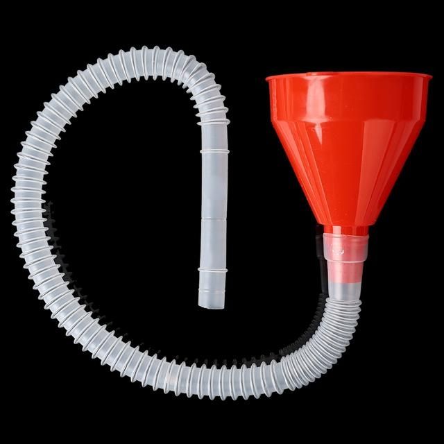 Car Telescopic Refueling Funnel Extension Long Pipe Engine Gasoline Oil Filling Funnels Detachable Hose Funnels Tools