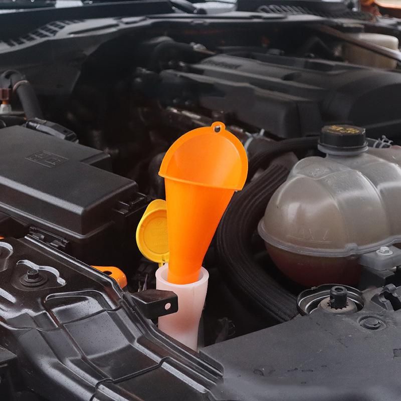 Car Telescopic Refueling Funnel Extension Long Pipe Engine Gasoline Oil Filling Funnels Detachable Hose Funnels Tools