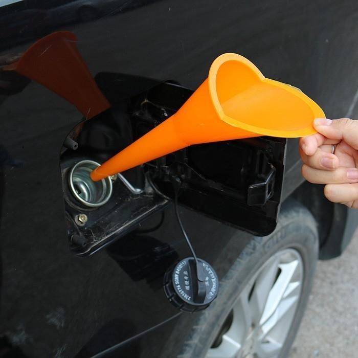 Car Telescopic Refueling Funnel Extension Long Pipe Engine Gasoline Oil Filling Funnels Detachable Hose Funnels Tools