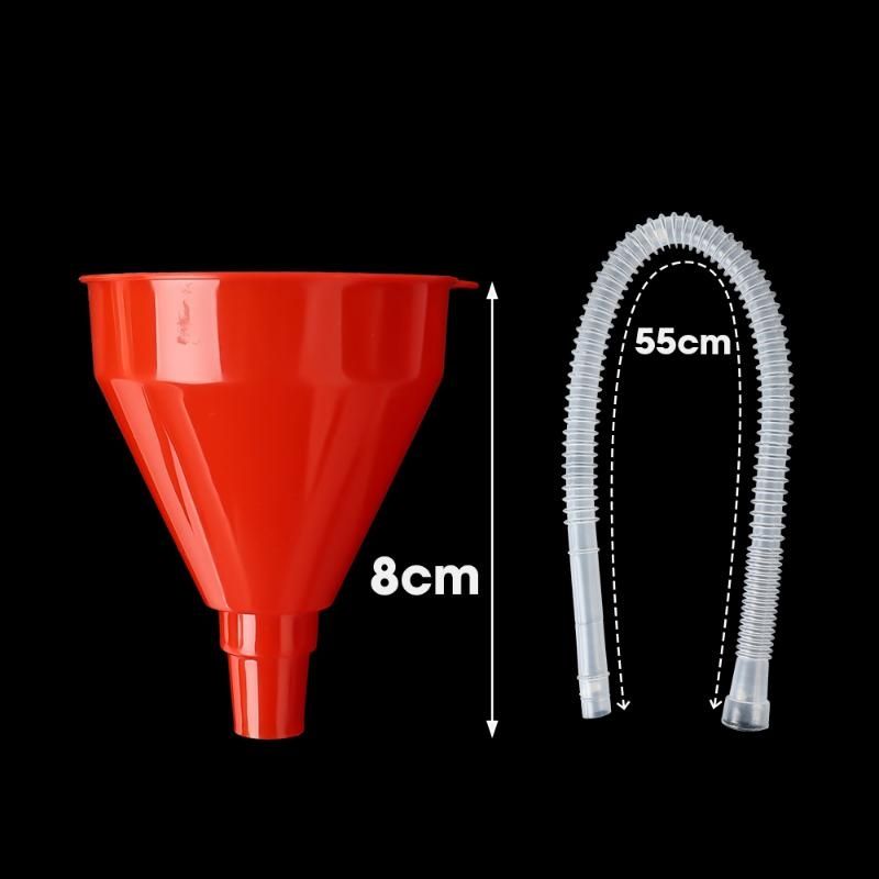 Car Telescopic Refueling Funnel Extension Long Pipe Engine Gasoline Oil Filling Funnels Detachable Hose Funnels Tools