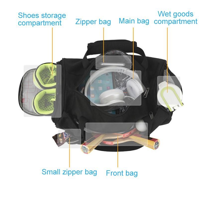 Gym Bag Fitness Bags Wet Dry Training Men Yoga For Shoes Travel Shoulder Handbags Multifunction Work Out Swimming Bag