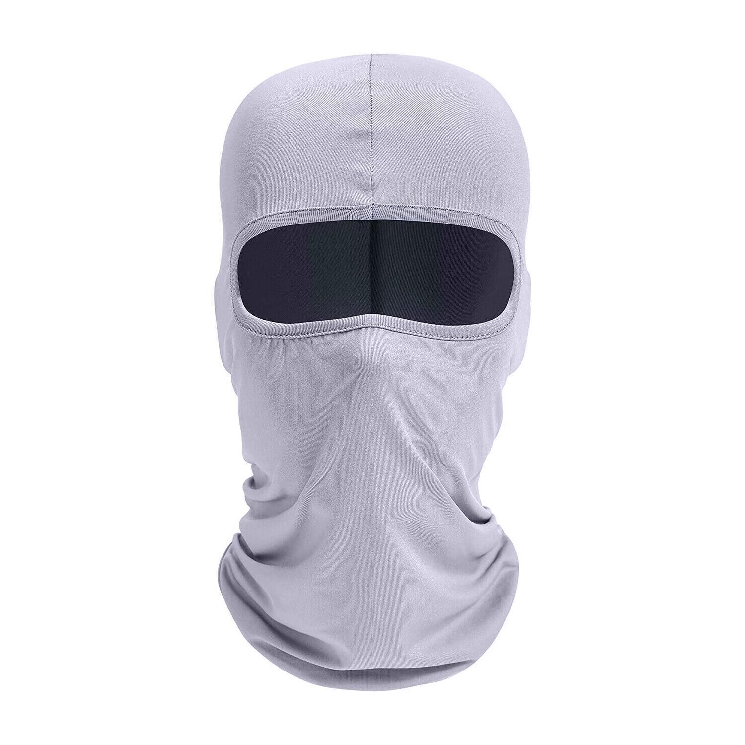 Balaclava Full Face Mask Men Womens Cycling Ski Lycra Warm Neck Black Motor Bike