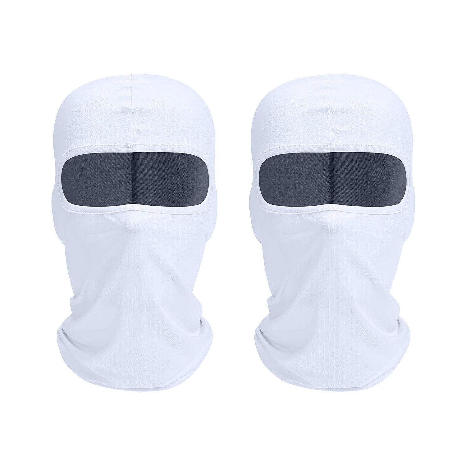 Balaclava Full Face Mask Men Womens Cycling Ski Lycra Warm Neck Black Motor Bike