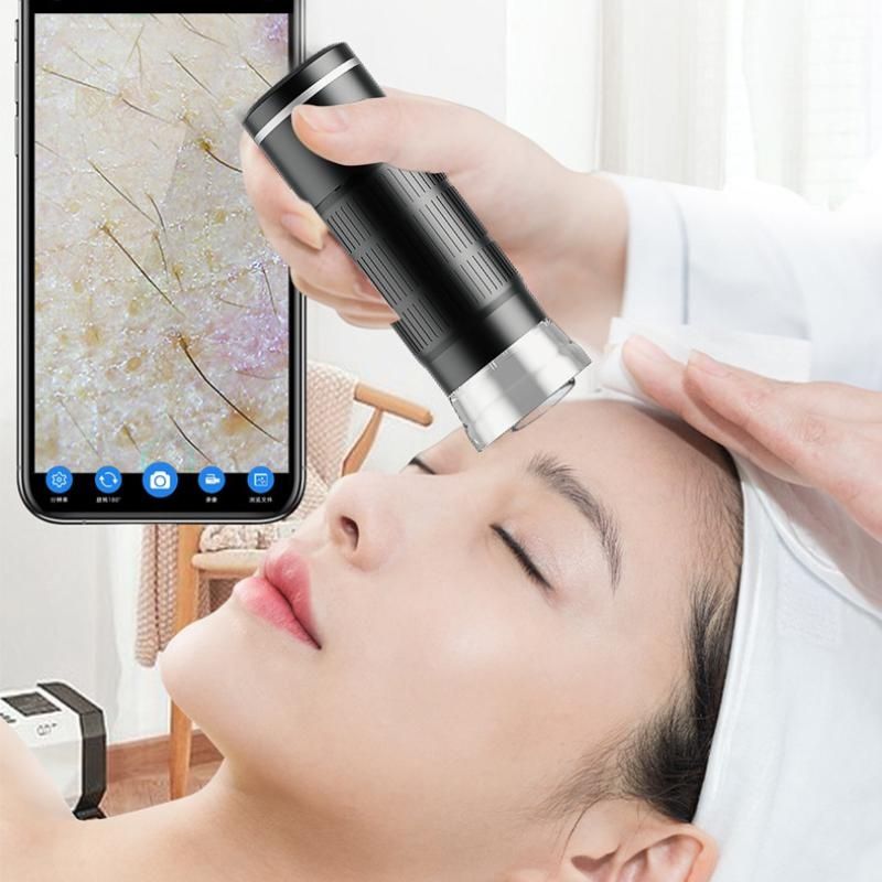 Wireless Digital Microscope Handheld USB HD Inspection Camera 50x-1000x Magnification with Flexible Stand For iPhone iPad PC