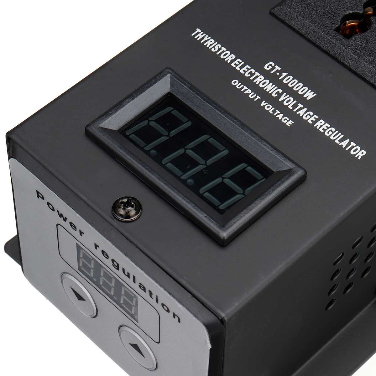 AC 220V 10000W SCR Electronic Voltage Regulator Temperature Speed Adjust Controller Dimming Dimmer Thermostat