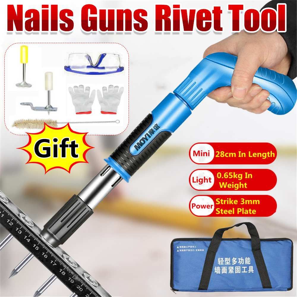 Steel Nails Guns Rivet Tool Rechargable Cordless Tacker Low Noise Installation Home DIY Labor-saving Tool Power Tools
