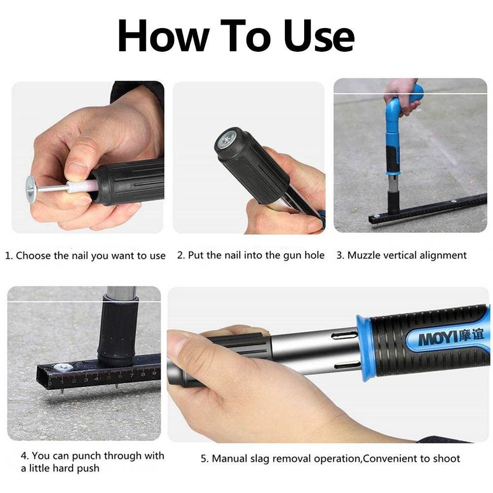Steel Nails Guns Rivet Tool Rechargable Cordless Tacker Low Noise Installation Home DIY Labor-saving Tool Power Tools