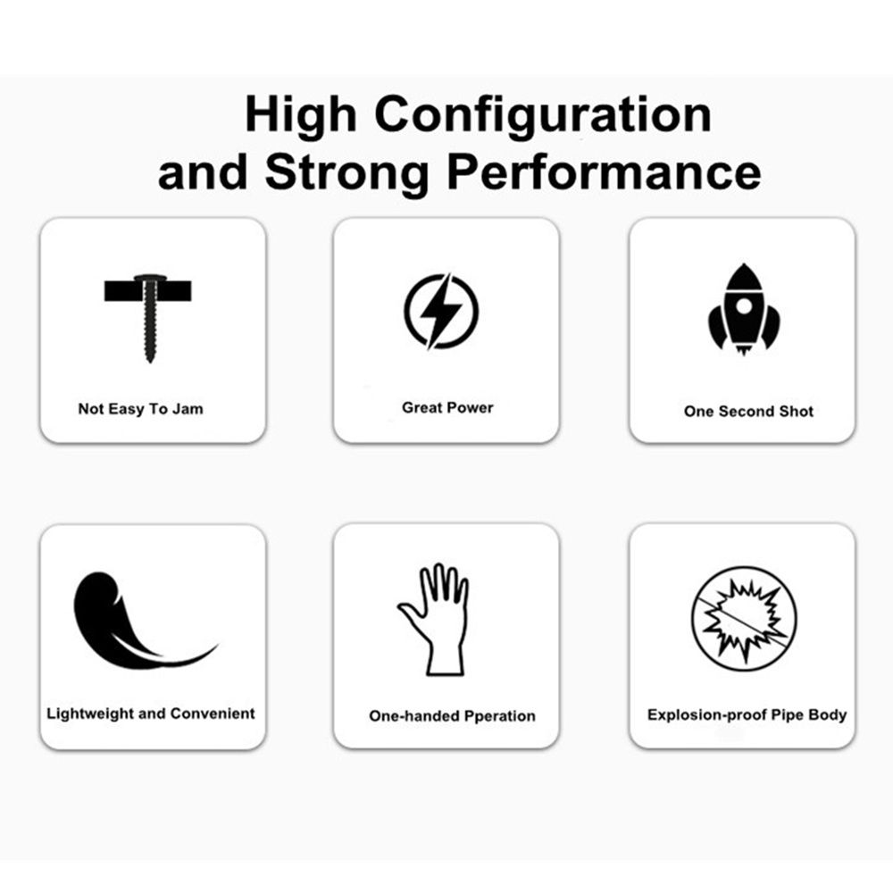 Steel Nails Guns Rivet Tool Rechargable Cordless Tacker Low Noise Installation Home DIY Labor-saving Tool Power Tools