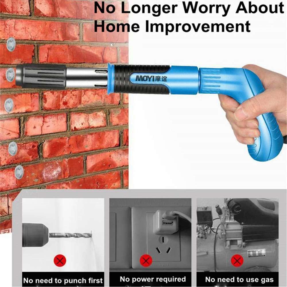 Steel Nails Guns Rivet Tool Rechargable Cordless Tacker Low Noise Installation Home DIY Labor-saving Tool Power Tools