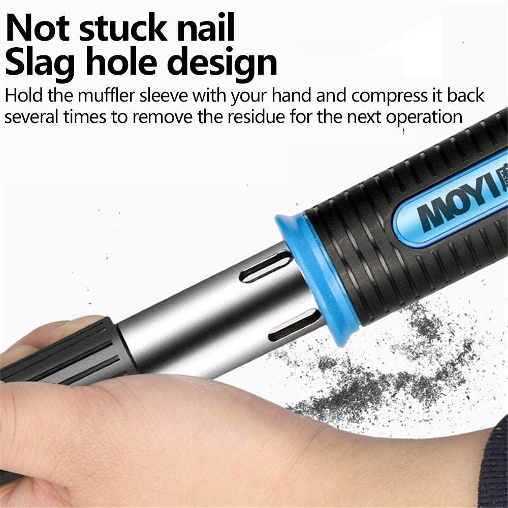 Steel Nails Guns Rivet Tool Rechargable Cordless Tacker Low Noise Installation Home DIY Labor-saving Tool Power Tools