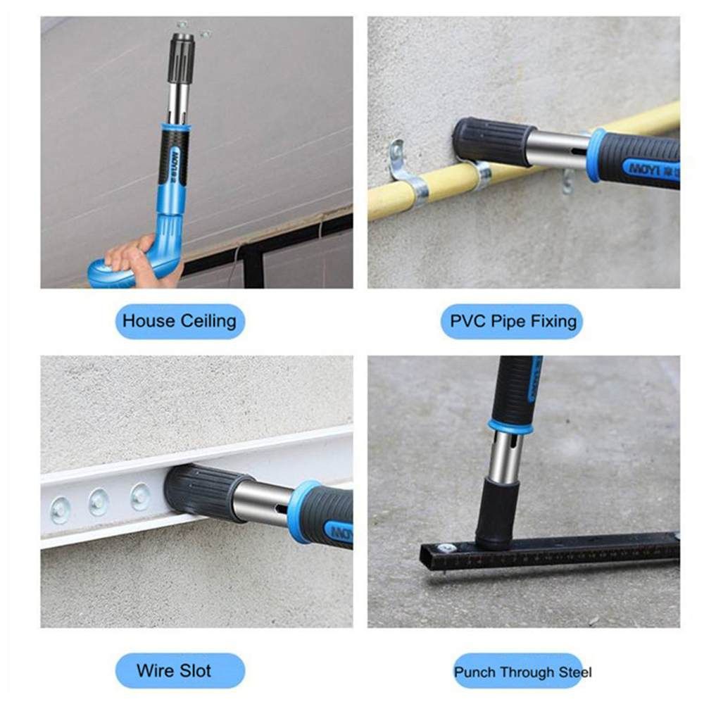 Steel Nails Guns Rivet Tool Rechargable Cordless Tacker Low Noise Installation Home DIY Labor-saving Tool Power Tools
