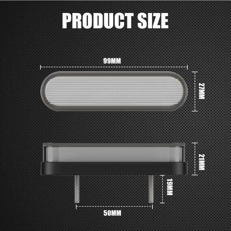 2 psc LED Truck Trailer DRLLight Bar Brake Flowing Turn Signal Stop Tail Strip
