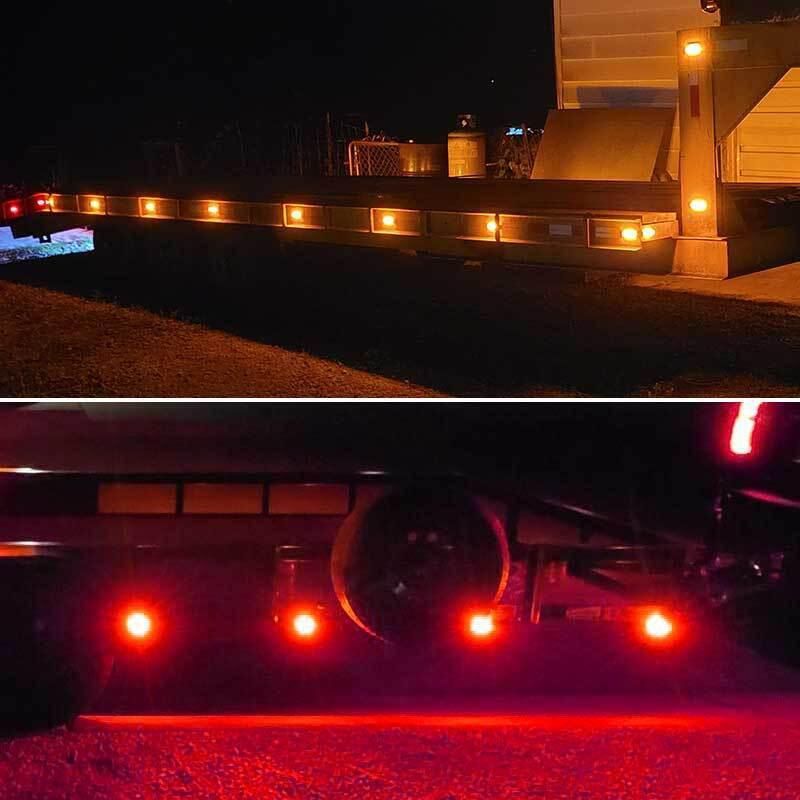 2 psc LED Truck Trailer DRLLight Bar Brake Flowing Turn Signal Stop Tail Strip